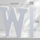 White Wooden Letters 8 Inch For Wall Decor large Unfinished Wood Letters For    