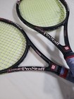 2 Wilson Hyper Pro Staff Stretch Carbon 5 0 Tennis Rackets 4 1 2 Grip 110  Head