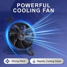 4  12v Dc Universal Motorcycle Radiator Cooling Fan Electric For Dirt Bike Atv