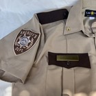 Sheriff s Uniform From     the Walking Dead   With Patches And Badge   Hardware