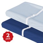 Organic Cotton Changing Pad Cover Ultra Soft Change Table Mat Pad Cover 2 Pack