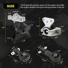 Genuine Oe Quality Engine Motor Mount For Honda Civic 1 8l 2006-2011 Auto A4530
