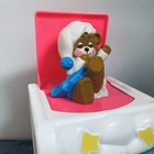 Fisher Price Teddy Beddy Bear Bear In The Box Chiming Popup Toy 1987 Works