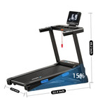 Merach T12 Foldable Treadmill With Auto Incline 15   0 8-12 Km h Walking Pad App