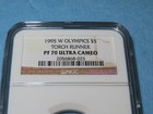 1995 W Ngc Pf 70 Ultra Cameo U  S  Mint Olympics Torch Runner  5 Gold Coin