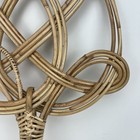 Antique Rustic Wicker Rattan Cane Carpet Beater 1950s Decorative Kitchenalia Art