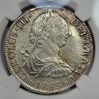 1783 Mexico 8 Reales Ngc Au Details El Cazador Shipwreck High Grade  t958