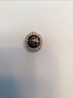 Lockheed Vintage 10k Gold Enamel Lapel Pin With 5 Diamonds 30 Year Service Award