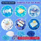 6 Pack Slimes  Blue Slime Kit  Butter Cloud Slime For Boys Girls Ages 8-12 toys 