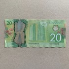          Canada 20 Dollars Banknote 2012 Polymer Queen Elizabeth Canadian Currency