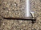 Rare   Complete Bronze Pipe    smoke    Tomahawk With Dovetailed Steel Bit 
