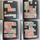 British Commonwealth   Gb Stamps Collection Album Estate Find Unsorted Qv To Gvi