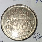 Canada 50 Cents 1943 King George Vi Silver Coin