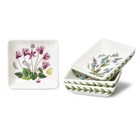 Portmeirion Botanic Garden 3  Mini Square Dish  set Of 4  Assorted Florals Motif