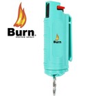 Burn Pepper Spray 0 5oz Self Defense Keychain Security Case Molded Green 2 Pack