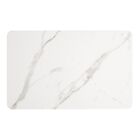 30  X 48  Rectangular Restaurant Table Top With White Marble Laminate Top Finish