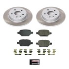 Powerstop Z17 Brake Pad   Semi-coated Rotor Kit Upgrade Rear Sc8488