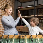 48  Competition Sized Wooden Soccer Foosball Table Adults   Kids Home Outdoor