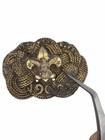 Vintage 1962 Boy Scouts Of America Bsa Rope Knot Neckerchief Slide Brass Tone