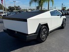 2025 Tesla Cybertruck 2025 Cybertruck New Satin White Wrap  Carfax