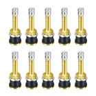 10pcs Truck Valve Stems  Straight Brass Clamp In Tubeless Truck Tire Tr500