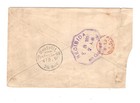 Guatemala  Postal  Envelope  To  Germany  Nice Markings On Back 1891