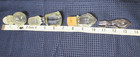Lot Of 4 Vtg  Clear Glass Stopper Perfume decanter 2 1 2 -3 