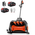 21 V Cordless Snow Blower 16  Electric Snowblower With 3 0ah Battery Brushless