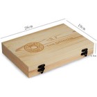100 Pcs Coin Capsules Storage Box With Wooden Case Holders Collection Display