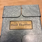Vintage Ely Culbertson Card Shuffler Uses 2 25 x 3 5  Cards Enamel Green