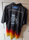 Nascar Sheldon Creed Team Issued Pit Crew Shirt Pit Boss Elarge Race Used Flames