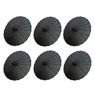 Thy Collectibles Set Of 6 Kid s Size 22  Japanese Chinese Umbrella Parasols