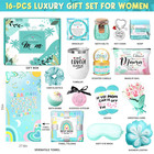 Mother s Day Baskets Gifts For Mom - 16 Pcs Luxury Self-care Gift Basket For Mot