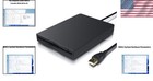 External Usb Floppy Drive For Easy File Retrieval - Ideal For Nostalgic Data