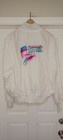 Vintage Stardust Casino Las Vegas Bomber Jacket L White Satin Usa Slot Club   