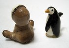 Hagen-renaker Sitting Eskimo   Baby Penguin
