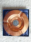 Ss John Barry Shipwreck Copper-base Ashtray- Saudi Arabia Silver Riyal In Box