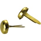 Officemate Round Prong Brass-plated Fasteners 1 2  Shank Brass 500813