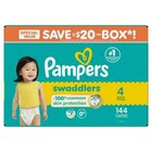 Pampers Swaddlers Baby Diapers Size 4  Unisex  144 Count