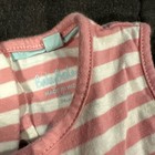 Baby Boden Euc Pink white Stripe Fish Summer Dress-6-9mos
