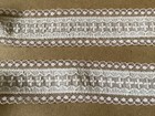 9 1 4 Yds Vintage Scalloped White Cotton  Embroidered With Lace Edges