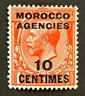Travelstamps  Great Britain Offices In Morocco Stamp Scott  403 10c Op Mnh Og