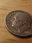 1966 Roosevelt Dime     No Mint Mark  Error On We