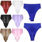 Mens Sexy Pouch G-string Thongs Jockstrap Swim High Rise Bikini Briefs Underwear