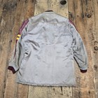 Vintage Railroad Train Marching Band Bellhop Hotel Jacket Satin 40s 50s Distress