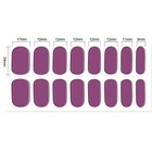 16 Strips Semi Cured Gel Nail Stickers Uv Lamp Required Gel Wraps