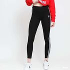 New With Tags -adidas Originals Women s Classic 3-stripes Leggings Black Medium