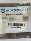 Hydro Master Gas Outlet Box   1 2  Npt  Gas Supply Box   white  1 2-inch 