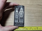 Vintage Letterpress Printing Block Hires Root Beer Soda Bottles Advertising 