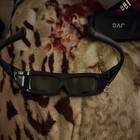 Jvc Black 3d Glasses With Jvc Case  1-year Manufacturer Warranty
